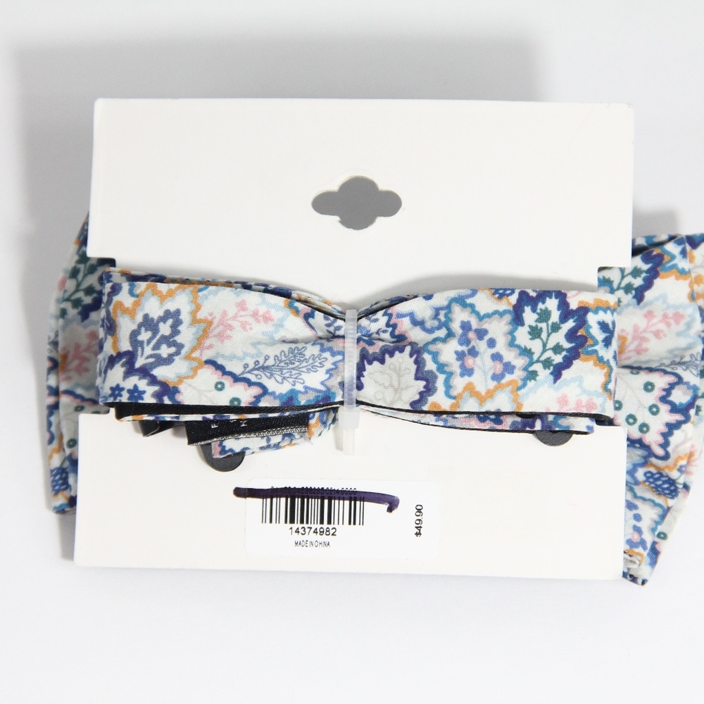 Express Bow Tie Liberty Fabric Floral New Mens - Picture 5 of 5